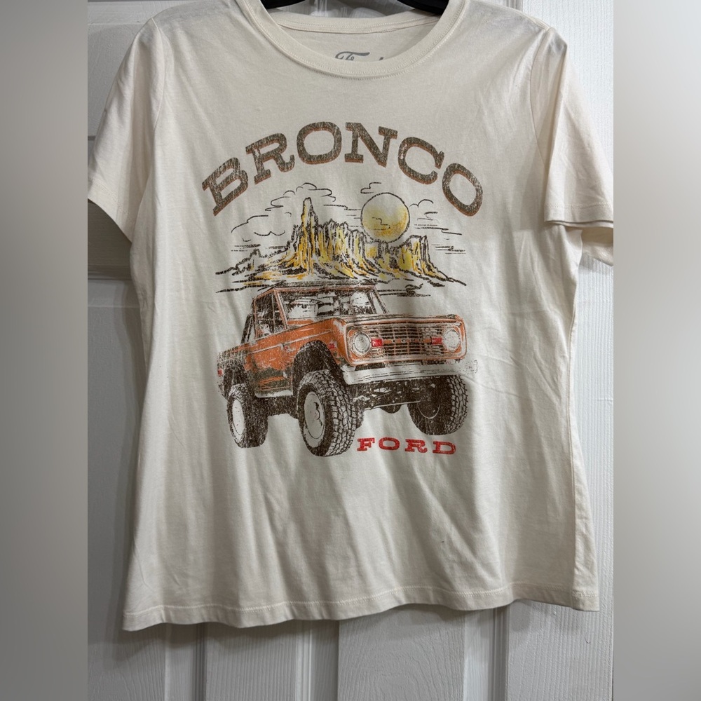 Ford Bronco Kids Cream T-Shirt